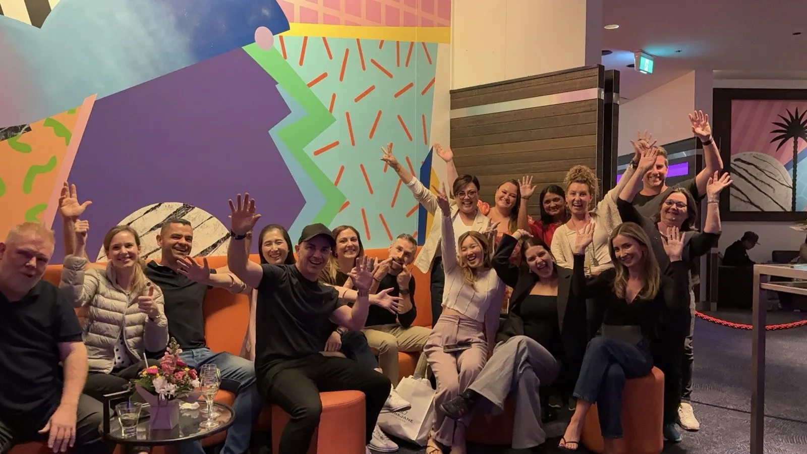 Ecommerce Academy members together at a live event
